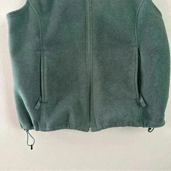 Cabela’s Vest Women’s Size XL Full Zip Fleece Zippered Pockets Green - Picture 3 of 14